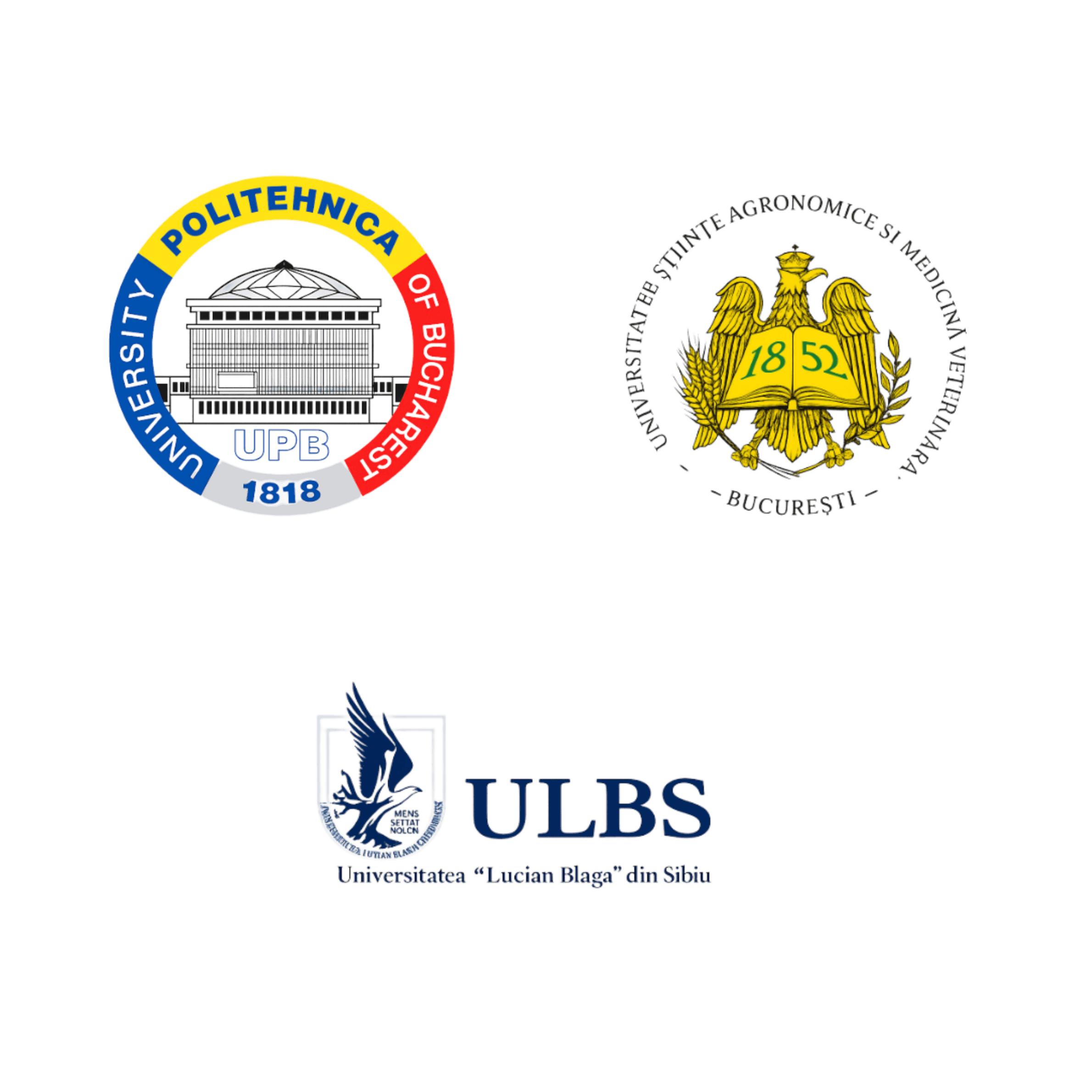Parteneri Carmistin: Universitatea Politehnica din București, USAMV București, Universitatea „Lucian Blaga” din Sibiu